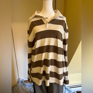 Men’s Burberry rugby top / long sleeve polo